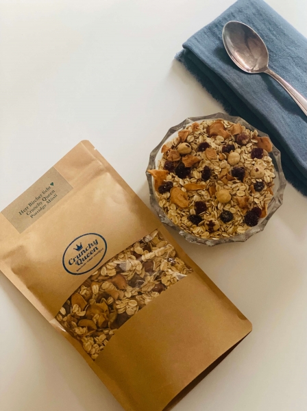 Porridge Müsli Herr Bircher liebt Crunchy Queen